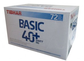 Tibhar Basic SynTT NG 1* пластик (40+) 72 шт. белые